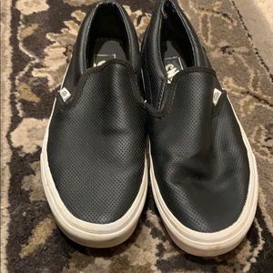 Black slip on Vans!
